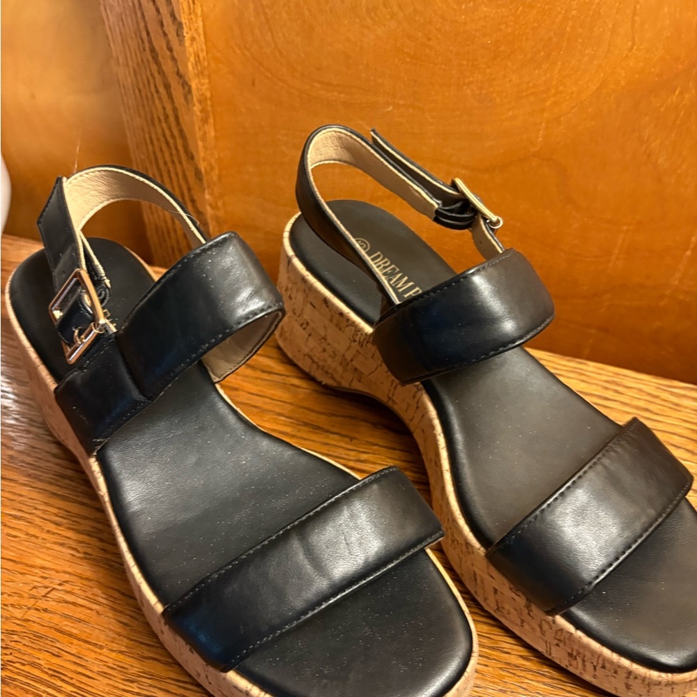 Dream Pairs Black Sandals Slip-On Comfort